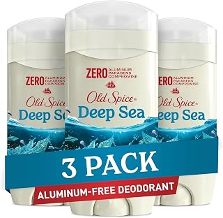 【並行輸入品】Old Spice オールドスパイス デオドラント (Deep Sea)Old Spice Deodorant for Men, Aluminum-Free, Deep Sea (Pack of 3)