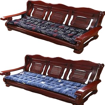 Askılı bank minderi, yumuşak, yıkanabilir kumaş, harika renklerde, açık havada yemek ve bahçe bankı için, 7,6 cm (53,3 x 53,3 cm)