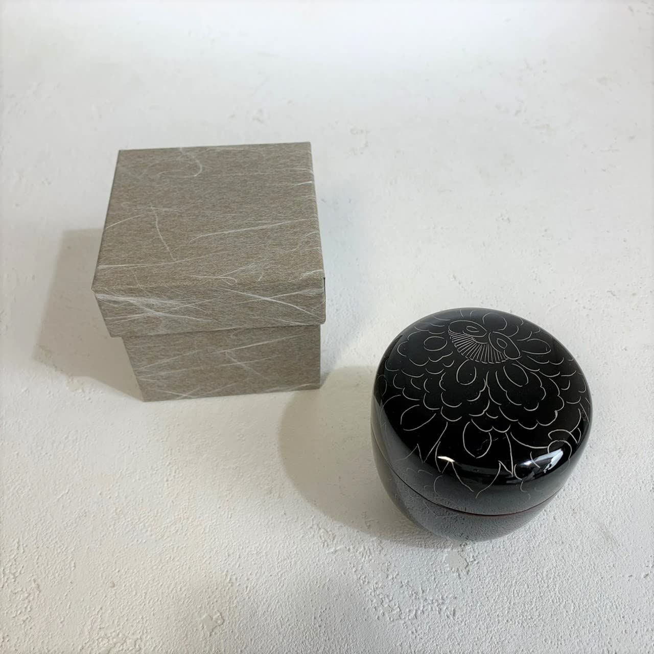 TAMUA様 Nomura Lacquerware Store 11-17409 Echizen Coating, Platinum Peony