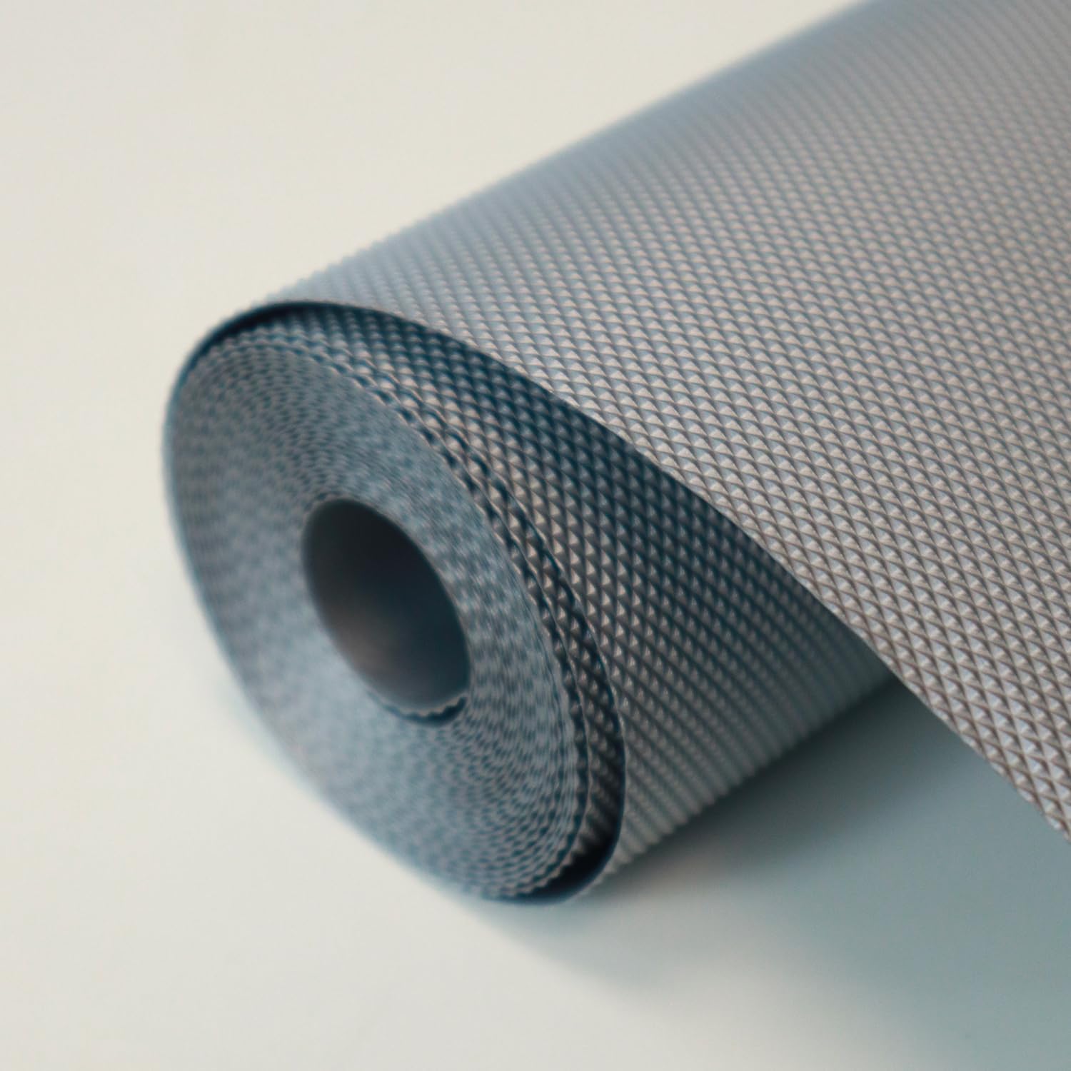 EGLCARE Multipurpose Ethylene-Vinyl Textured Super Strong Anti-Slip Mat Liner - (Size 45 X 500 cm 5 Meter Roll Grey)