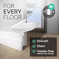 Vista 4 de Vellure® Topes de puerta para la parte inferior de la puerta - Nueva tira de sellado/barrido de puerta premium
