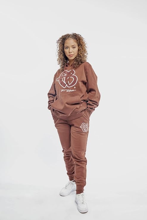 Fubu Classic FB Logo Jogger, Brown, Medium