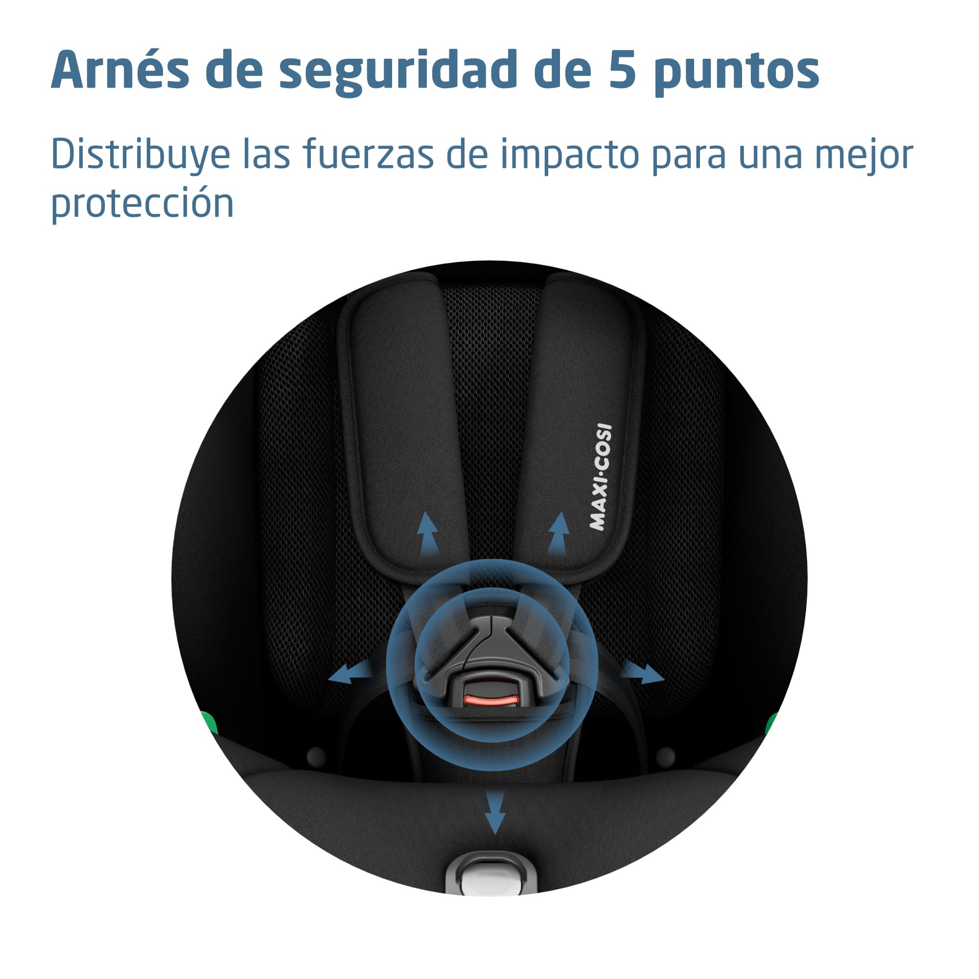 Maxi-Cosi Titan S Comfort i-Size, Tejido Transpirable, Silla de Coche Multiedad, 15 meses-12 años (76-150 cm), Silla Coche ISOFIX, 5 Posiciones Reclinado y 13 de Reposacabezas, Authentic Black