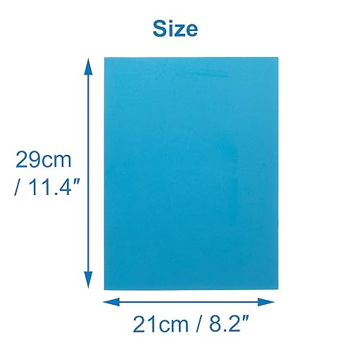 Miniatura 3 de Baker Ross AX949 Hojas de espuma de colores arcoíris – Paquete de 20, suministros de arte de colores para niños actividades de fabricación de