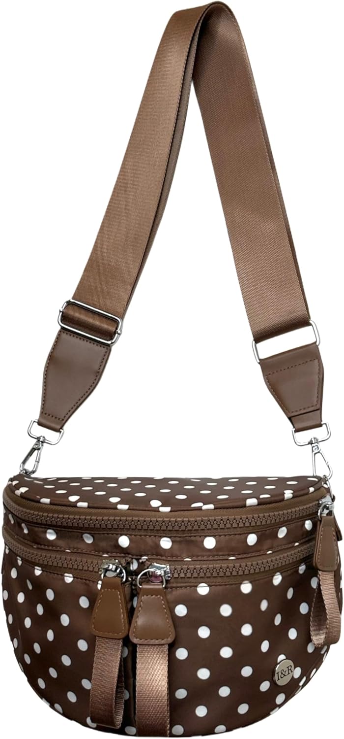 The Iris Best Version Crossbody Bag (#8061) Women's Fashion Saddle Bag - By Iris & Rainbow