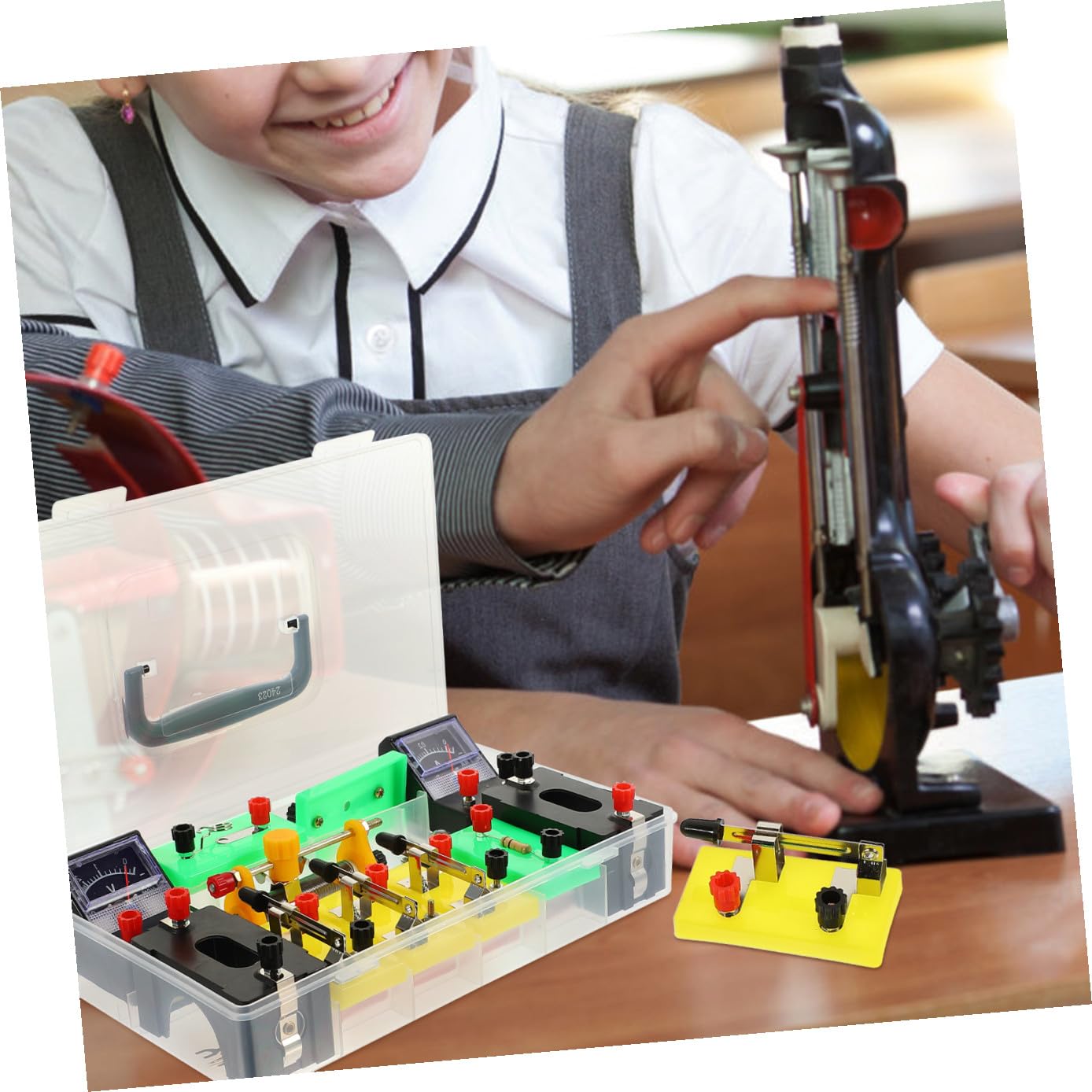 Boîte D’expérience Électrique pour Collège, Kit Pédagogique de Physique