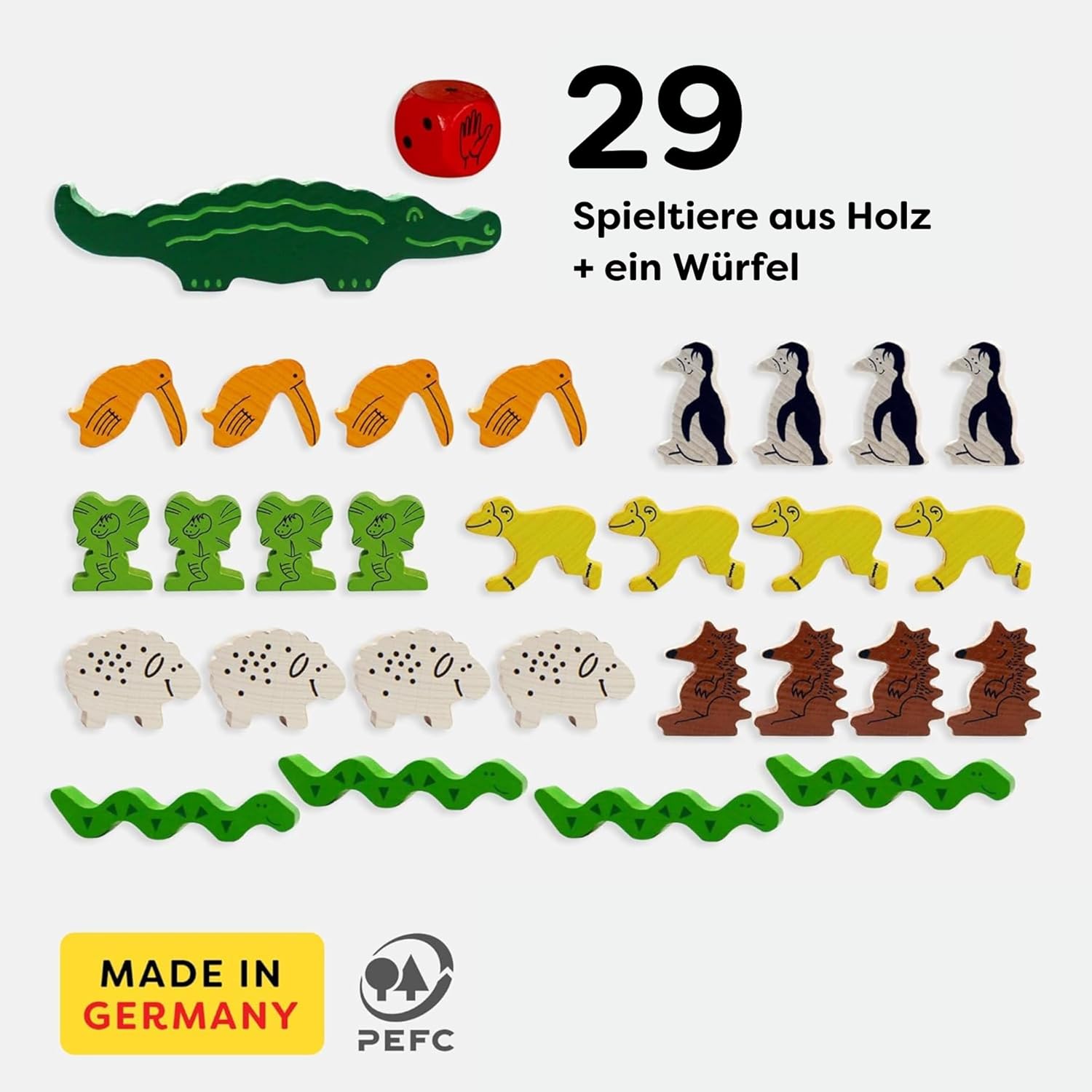 HABA Game - Tier auf Tier (German Version of Animal Upon Animal)