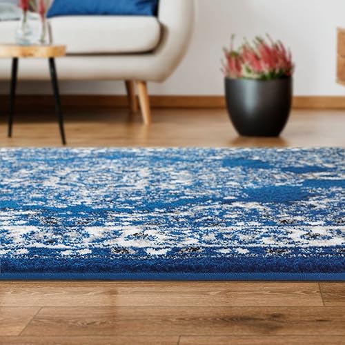 Vista 32 de Antep Rugs - Alfombra oriental de 6x9 con medallón tradicional para interior Siesta (beige negro, 6 pies 7 pulgadas x 9 pies)