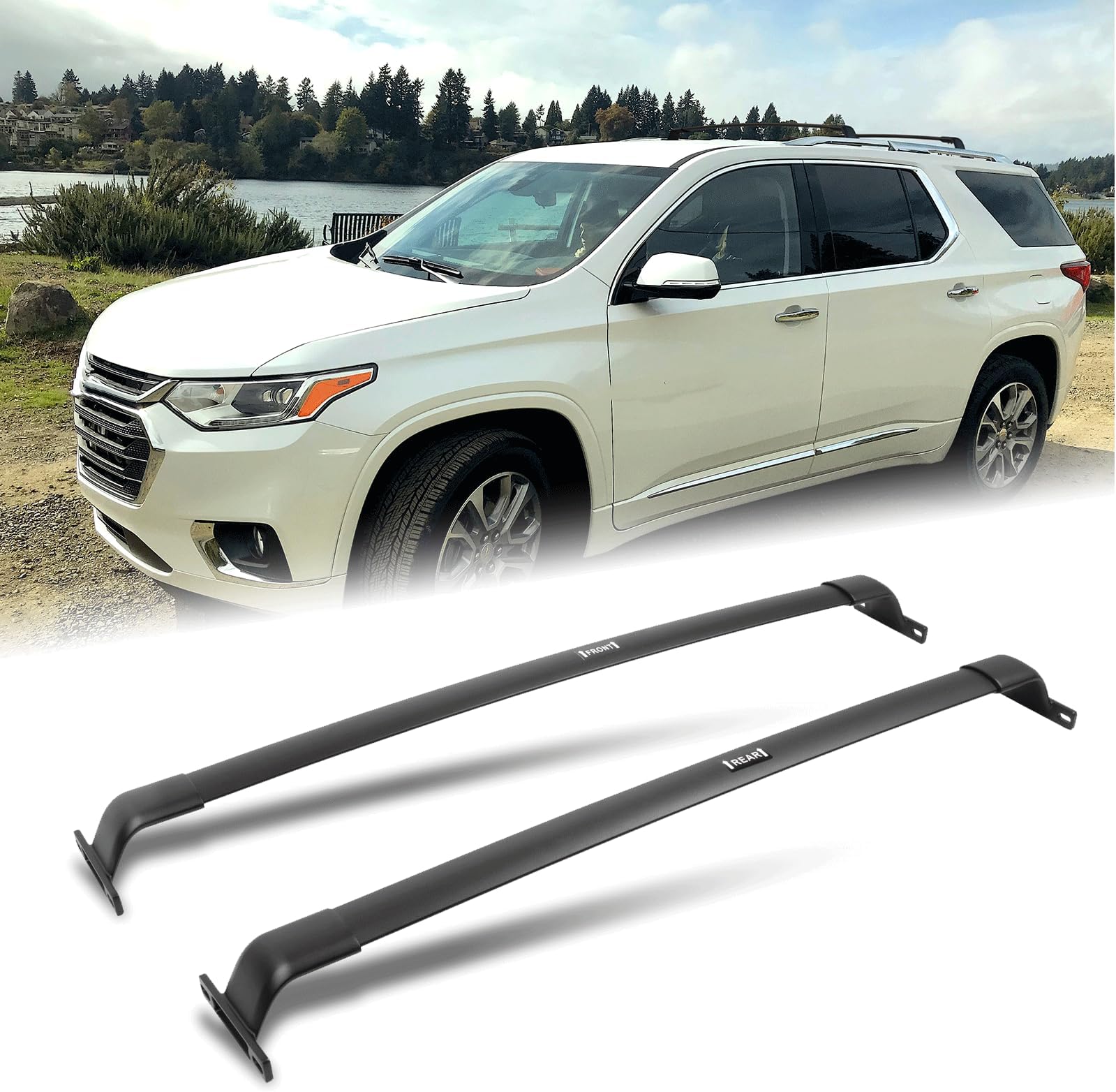 Amazon.com: AUXPACBO 220 LBS Roof Rack Cross Bars Fit for Chevrolet ...