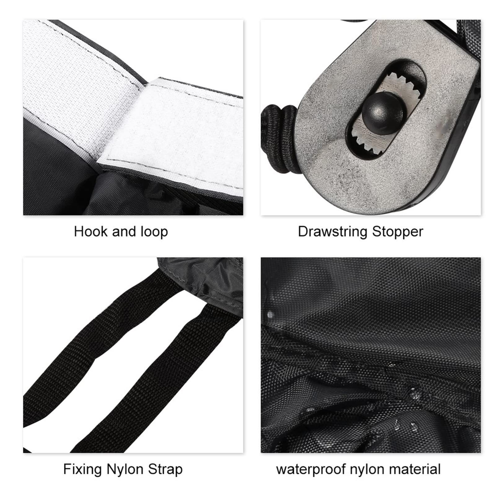 Jupe de pulvérisation professionnelle en nylon pour sports nautiques, kayak, canoë en plein air (noir)