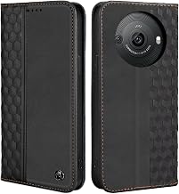 CASAFUNY Case for AQUOS R8 pro, Notebook Style, Stylish, for AQUOS R8 pro SH-51D, Shockproof, Genuine Leather PU Leather TPU Soft, Stylish, Fashionable, sh51d Smartphone Case, with Card Pockets, sh