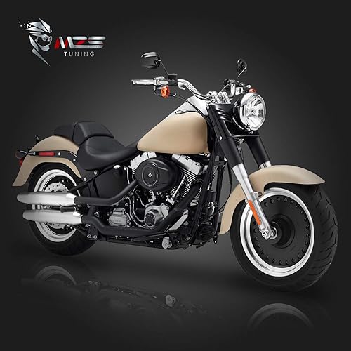 Miniatura 10 de MZS Espejos de la motocicleta, Universal 0.394 in 0.315 in Heavy Duty Aluminio Moto Vista Trasera Espejo Lateral Accesorios Ajustable Flecha Negra