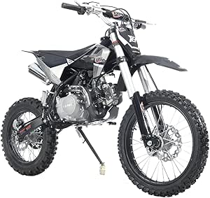 X-PRO 125cc Gas Dirt Bike Pit Bike Adults Dirt Pit Bike 125 Dirt Bike Dirt Pitbike,Big 17"/14" Tires!
