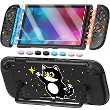 Switch 2 Cute Case,FYOUNG Dockable Cute Cat Hard Shell Cover for Nintendo 2
