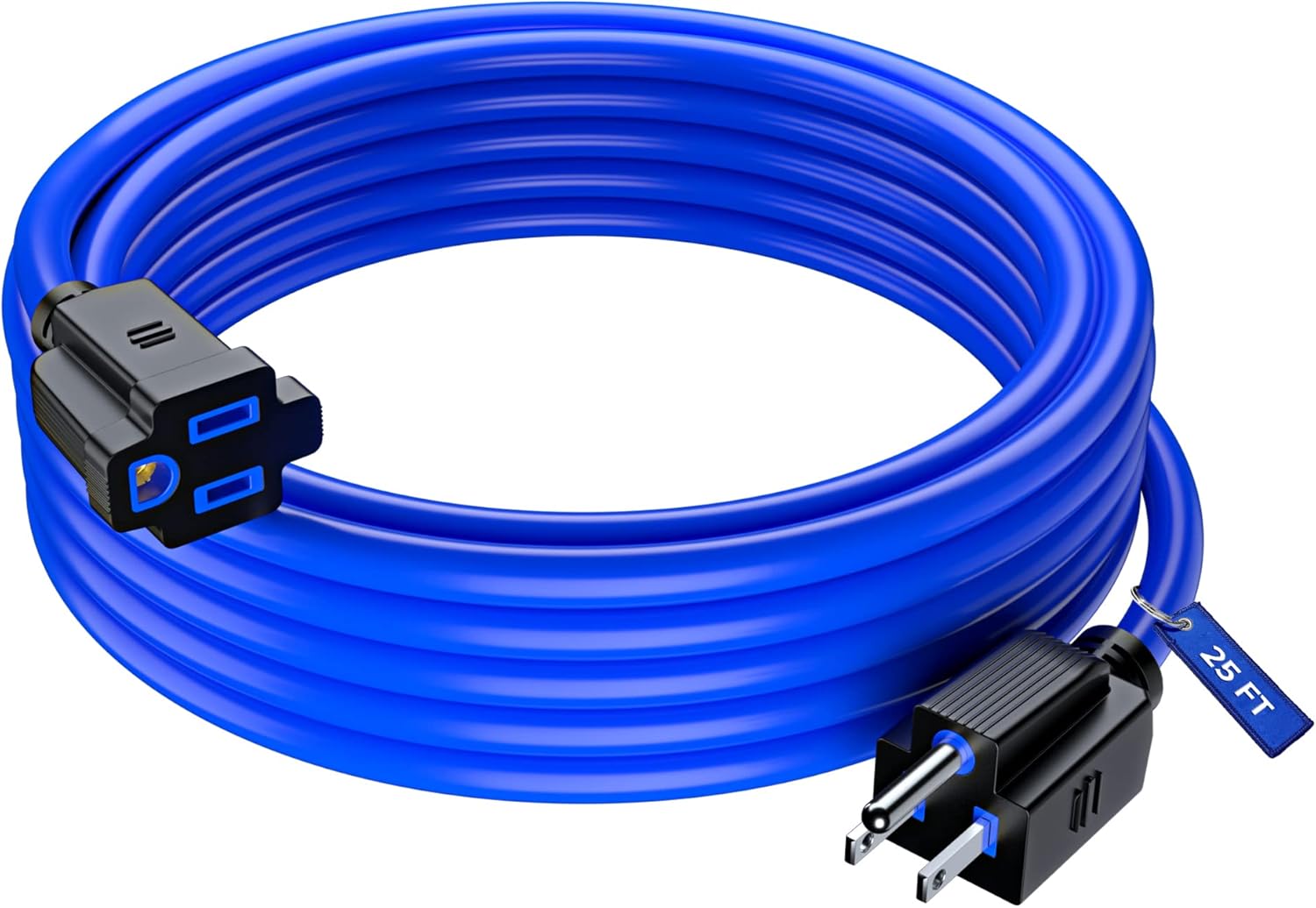 Maximm Extension Cord 25 ft, SJTW Outdoor Extension Cord