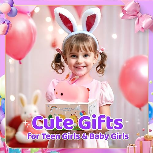 Miniatura 6 de Luz de noche LED para niños portátil de conejito de silicona suave recargable cambia de color