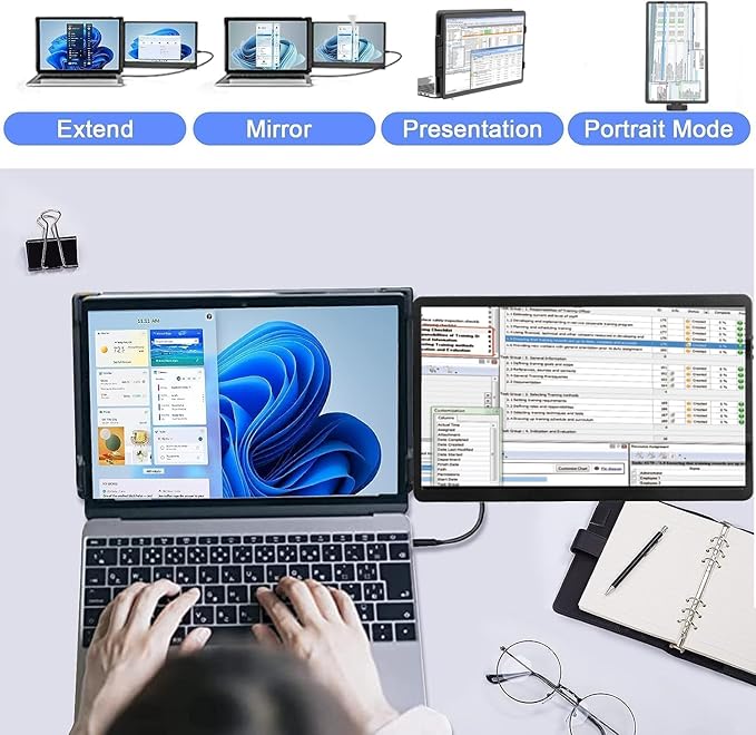 Monitor Extensor 11.6 FHD IPS miniatura 4