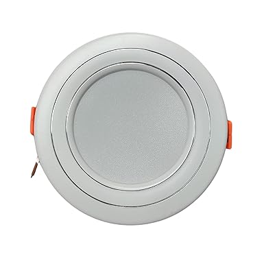 SONA 10 Watt Aluminium Body 2 Ring Design Eco Friendly Energy Efficient Round Cool White LED Panel Royal Conceal/Junction Ceiling Down Light (Pack of 20)