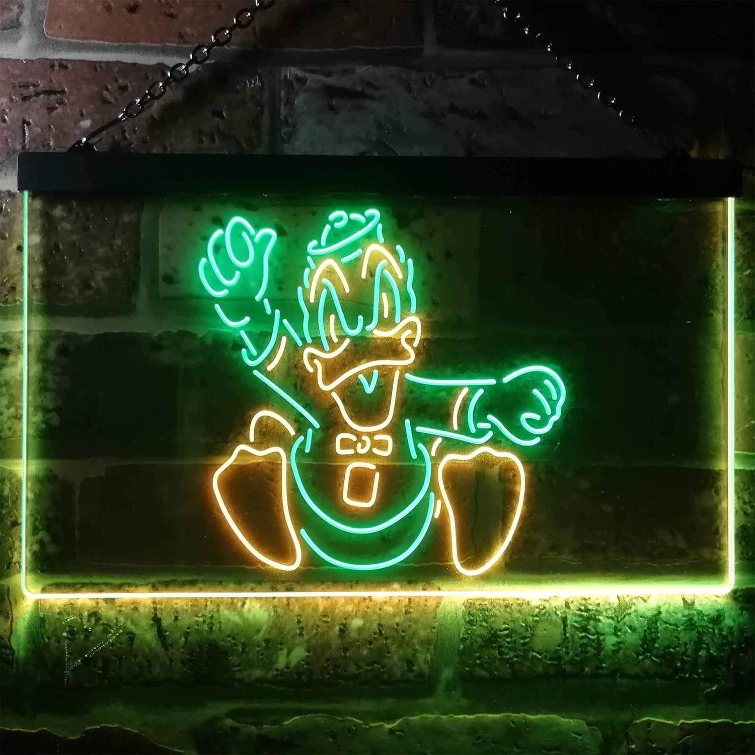 Onе-Dау Sаlе: Uр tо 70% оƒƒ TeroLED Oregon Ducks Alternate Colorful LED Neon Sign Green and Yellow w16 x h12