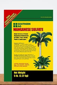 Southern Ag Manganese Sulfate Dry Fertilizer, 25 LB Size 25 LB