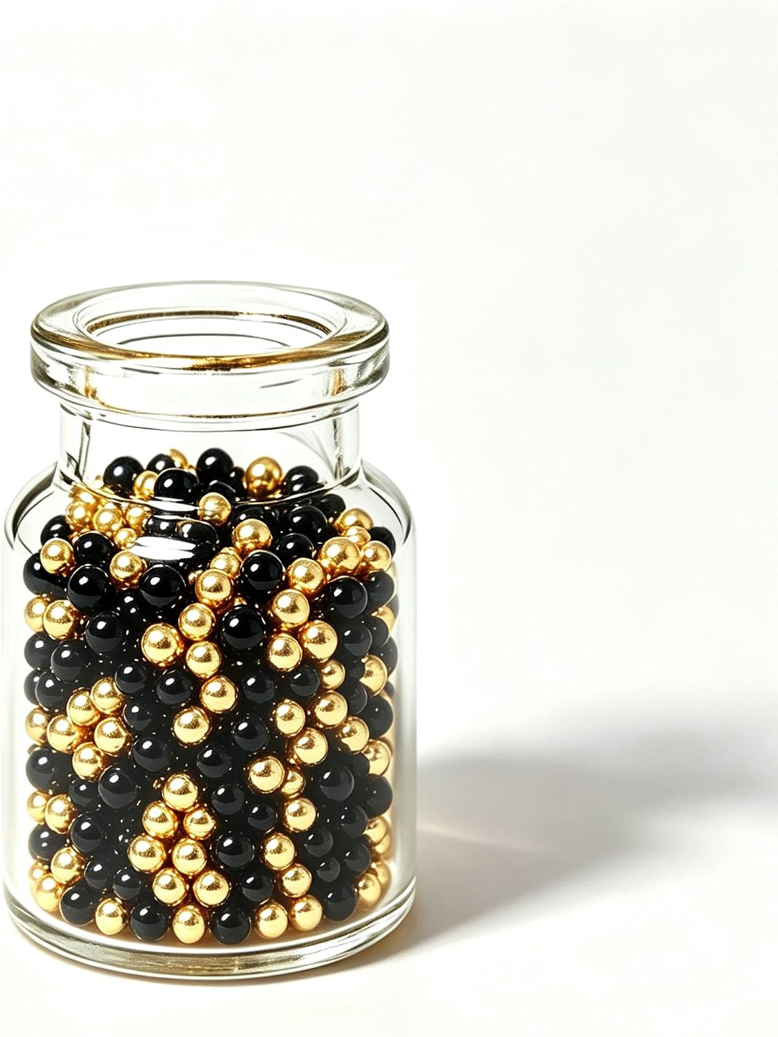 1000Pcs 8mm 0.3inch Halloween Black Orange Purple No Hole Vase Filler Beads