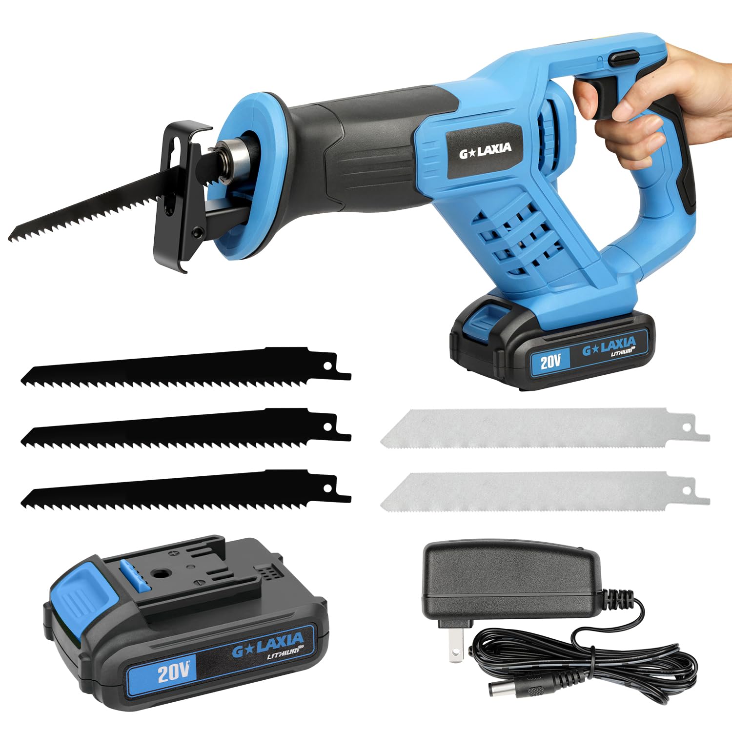 6Amp Reciprocating Saw - 2800RPM Cutting Power -9