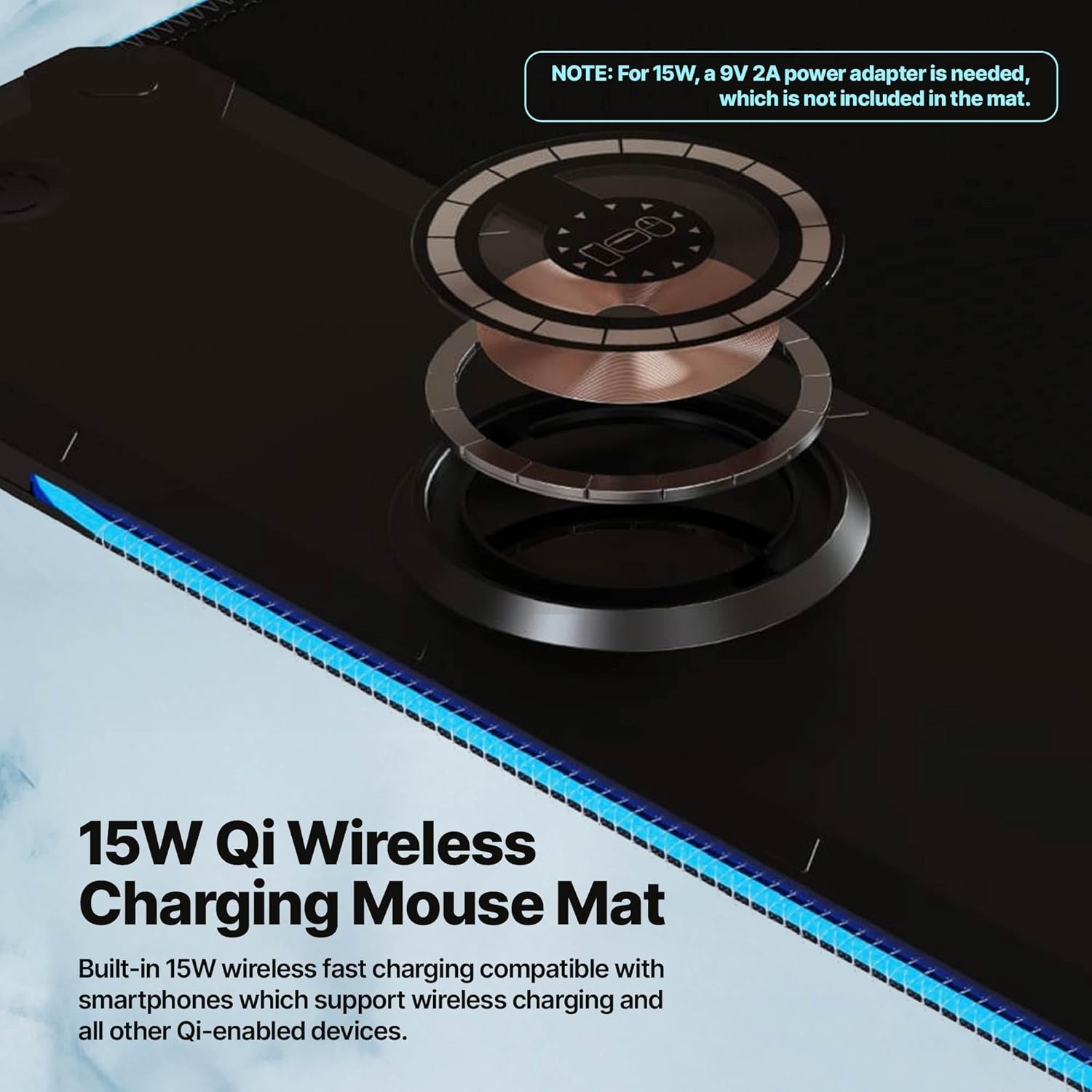 Wireless Charging RGB Gaming Mouse Pad 15W, LED Mouse Pad 900x400x4MM, Light Modes Extra Large Mousepad Non-Slip Rubber Base Computer Keyboard Mat for Gaming, MacBook, PC, Laptop, Desk 7 71eLRf qwQL. AC SL1500