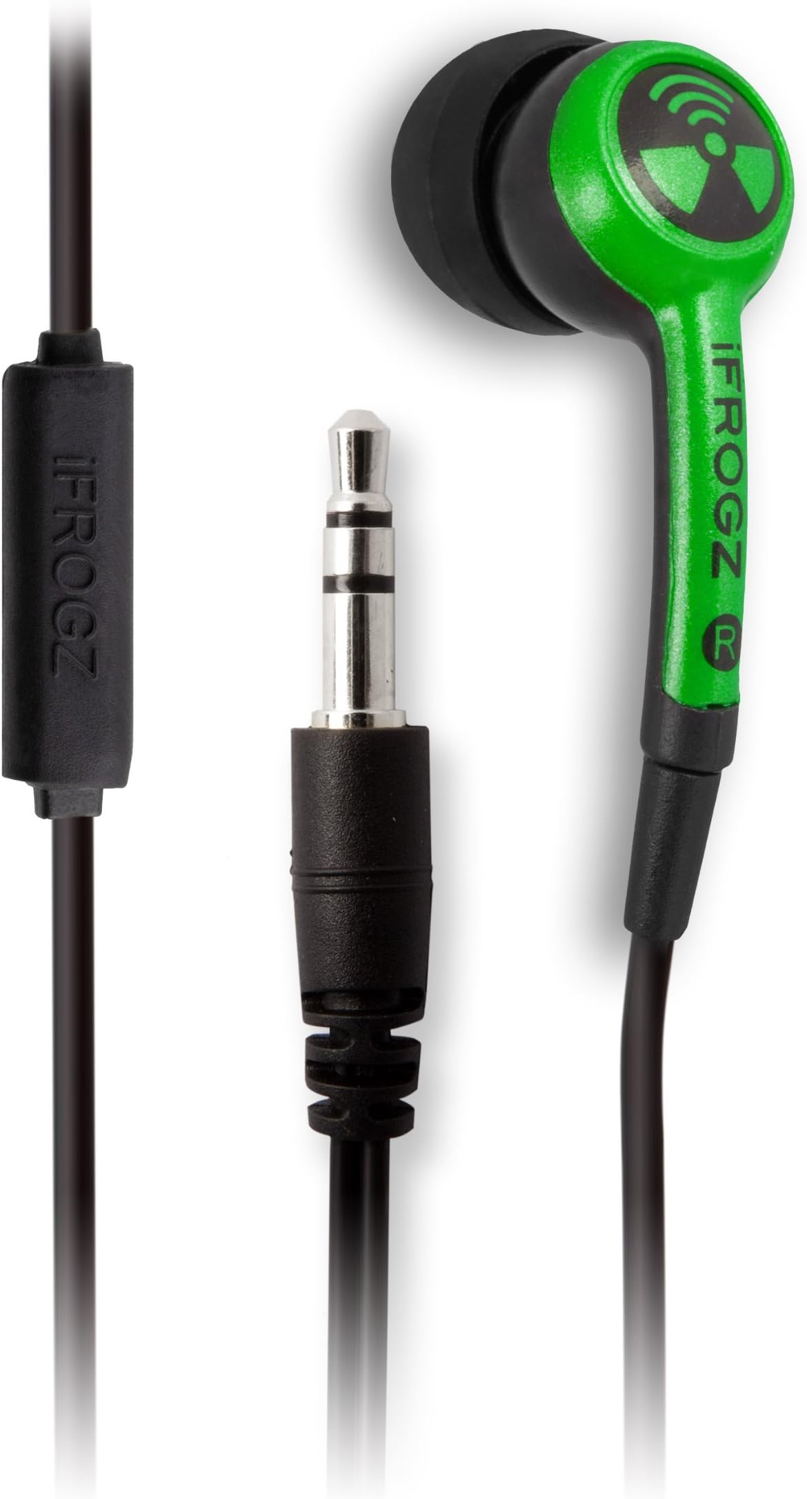 EarPollution Plugz Earbuds with Mic - Lime