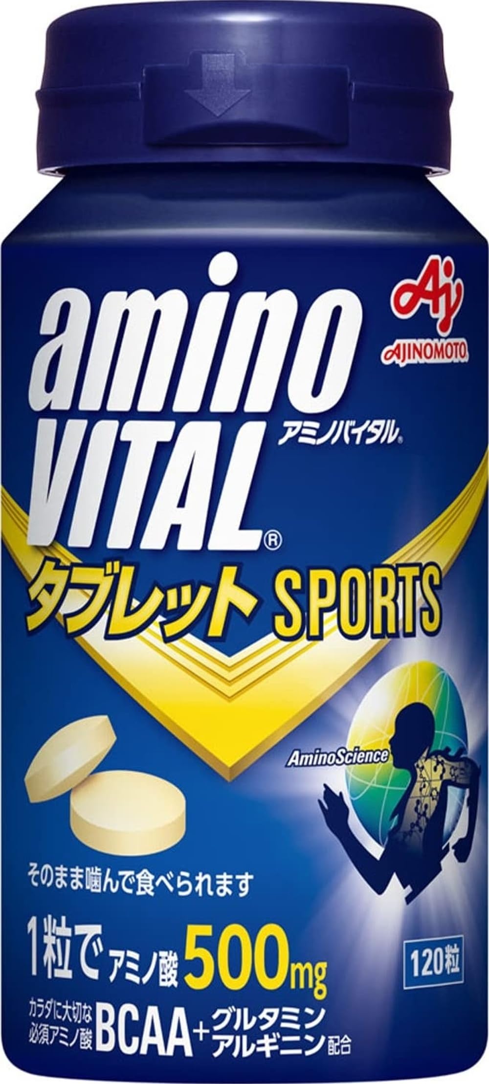 Amazon | アミノバイタル 味の素 タブレット 120粒入缶 アミノ酸 500mg