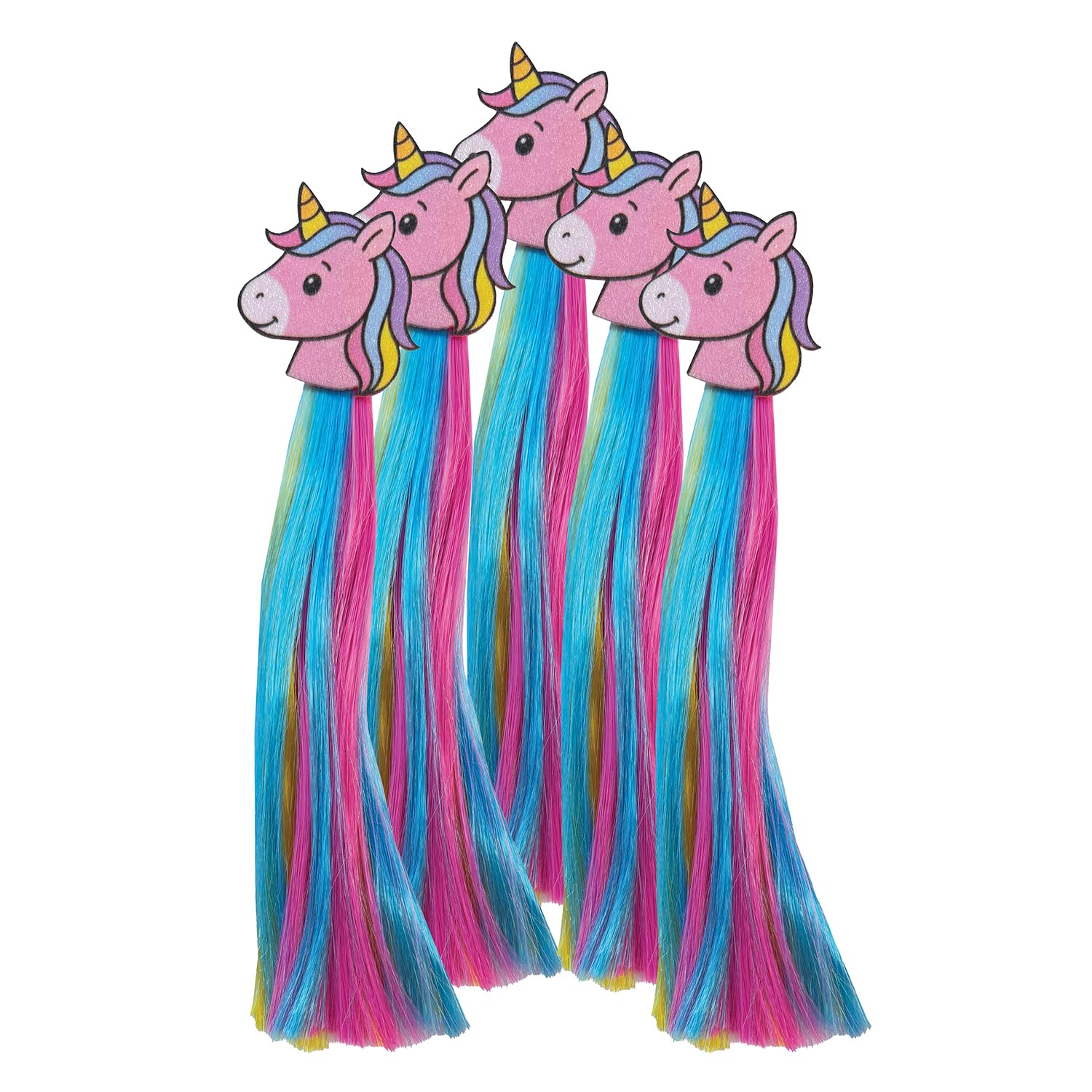 Equetech Unicorn Sparkle Mane Tassels (5 pack) for Horses & Ponies