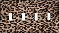 Vista 67 de Placa de interruptor de luz con estampado de leopardo de 1 banda, placa de pared basculante individual, placa decorativa eléctrica GFCI