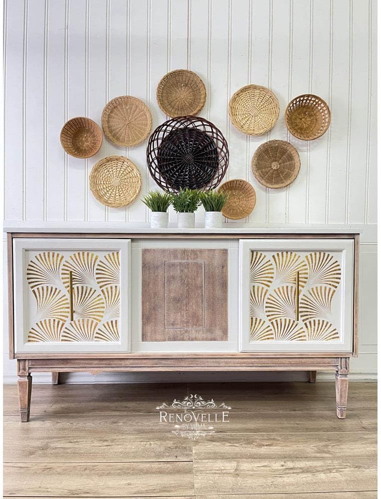 Redesign With Prima Decor Transfers® Geo Wave Total Sheet Size 24x35,Cut Into 3 Sheets 655350656461