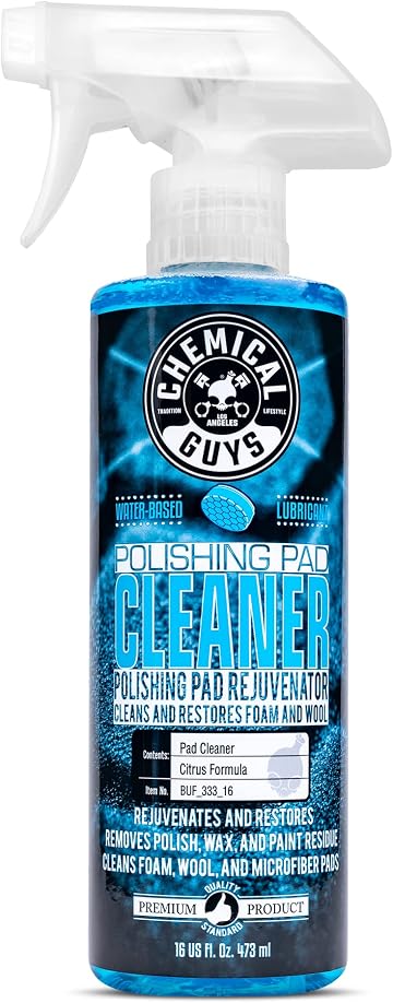 Chemical Guys, Foam & Wool Polishing Pad Cleaner, Citrus-Based, 16 oz Spray