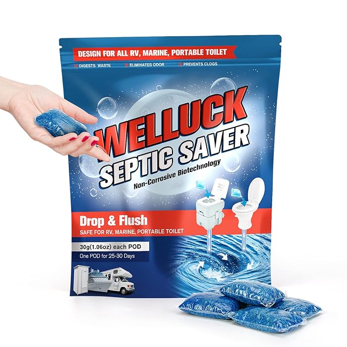 Buy WELLUCK 20 Packs RV Toilet Treatment Drop Ins, Holding Tank