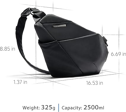 NIID FINO V Sling Bag,Anti Theft Bag,Sling Bag for Men,Ultra Slim