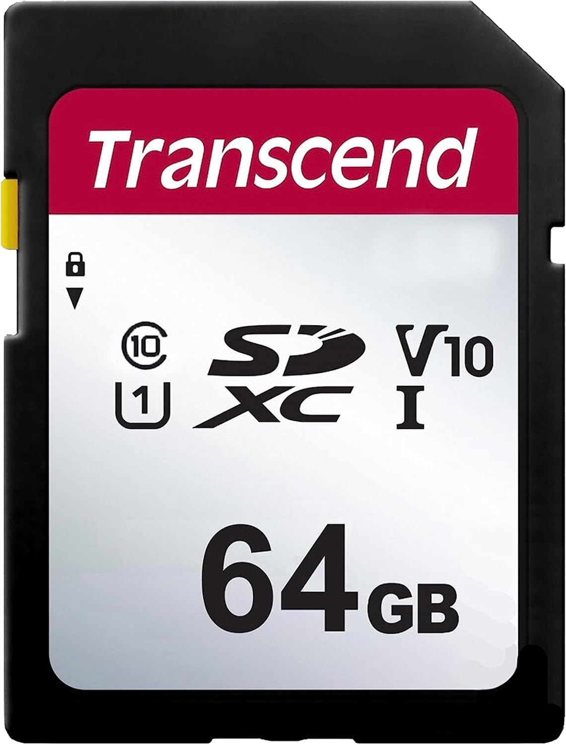 Transcend 64GB, SDXC UHS-I Memory Card, Compatible with Nikon D80 Digital Camera Memory Card - Class 10, U1, 100MB/s, 300 Series