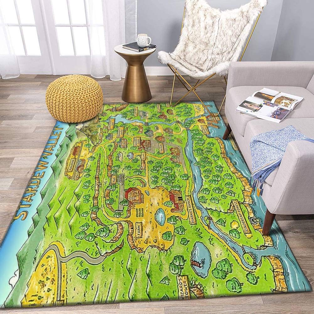 Stardew Valley Map Area Rug and Yoga Carpet for Home Living Room, Large  Anti Slip Contemporary Rug for Floor Home Door: Buy Online at Best Price in  UAE - Amazon.ae