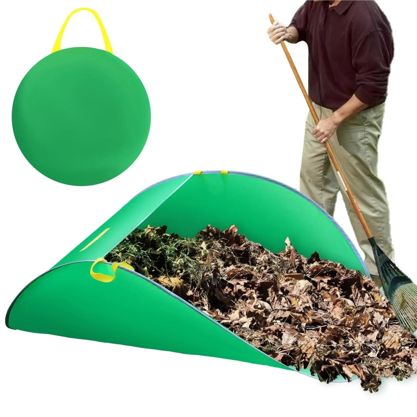 Bolsa para Residuos de Jardín Bolsa de recolección hojas plegable emergente | Jardín Reutilizable