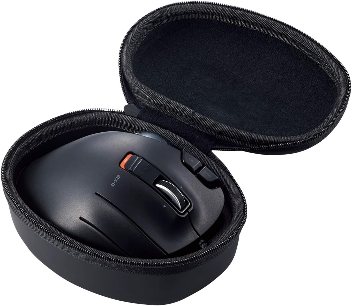 Official Hard EVA Travel Protection Storage Case Replacement for M-XT2&3 Series, Wired/Wireless Thumb Control Trackball Mouse, Ergonomic Design, Optical Gaming Sensor - Case Only (BMA-XT2BK)