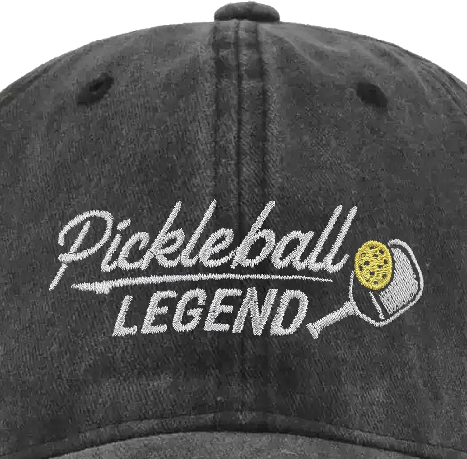 Pickleball Hat for Women Men, Adjustable Size Embroidered Baseball Cap Pink - Image 4