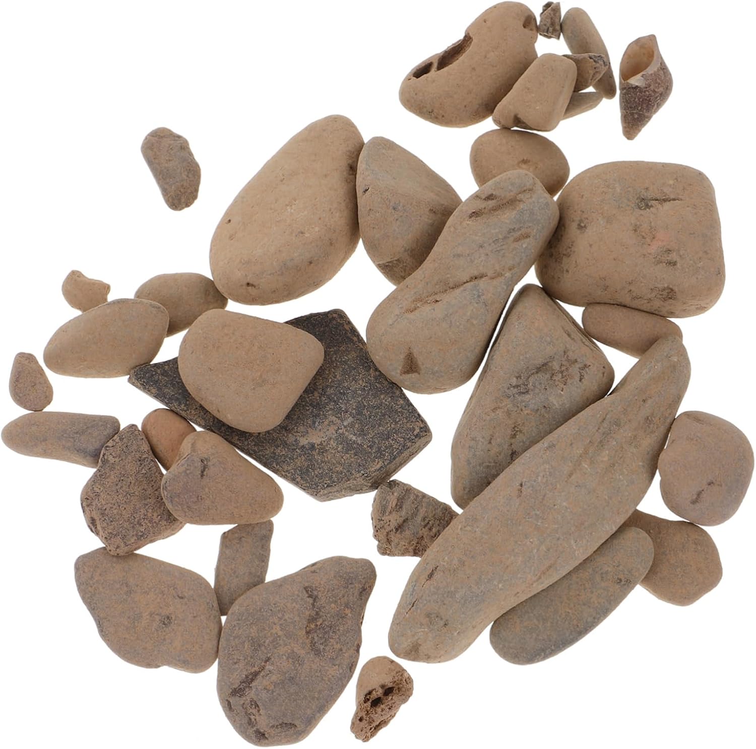 balacoo 1bag Aquarium Decorative Stones for Fish Tank Natural River Gravel Filler Substrate for Turtle Tanks Landscaping Craft Projects Vibrant and Durable Decorative Pebbles