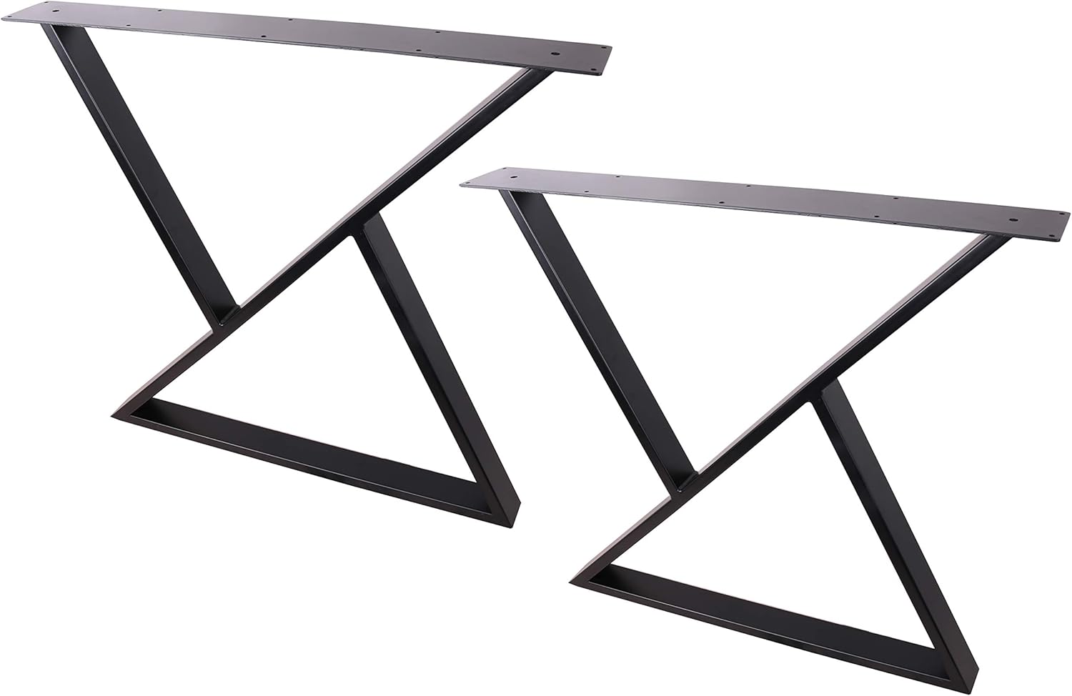 Buy ECLV 2 X High Quality 28 Dining Table Legs, ZShaped Steel Table