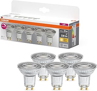 OSRAM Spot LED Base PAR16 3,4 W 927, blanc chaud 2700 K, GU10, 36°, 230 lm, Ra≥90, dimmable, gestion thermique
