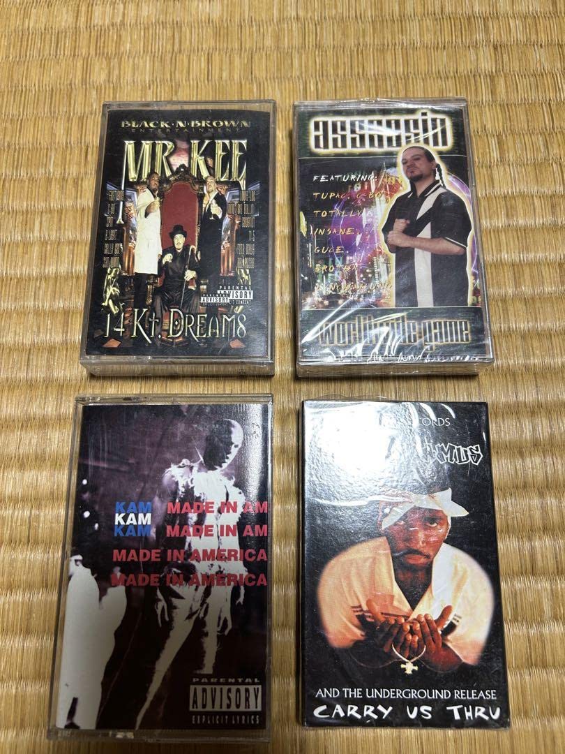 Amazon.co.jp: gangsta rap Chicano Rap カセットテープ 4本セット 