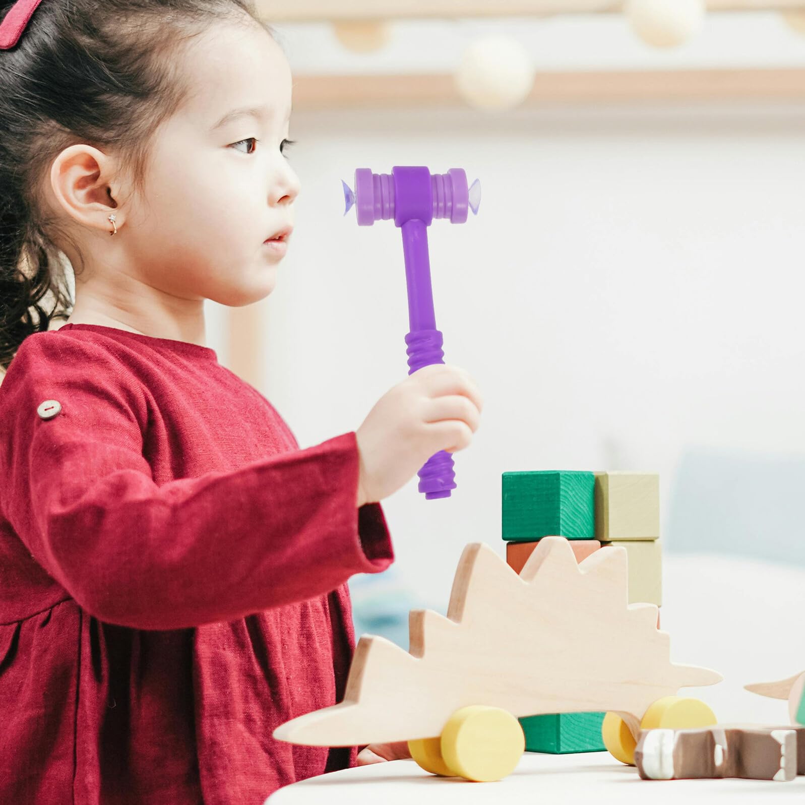 Juego de 6 Mazos de Juguete de Desarrollo Temprano para Niños Ventosas de Plástico, Portátil y Adecuado para Actividades al Aire Libre y Halloween