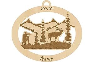 Personalized Hunting Christmas Ornament 2023: Perfect for Hunters!