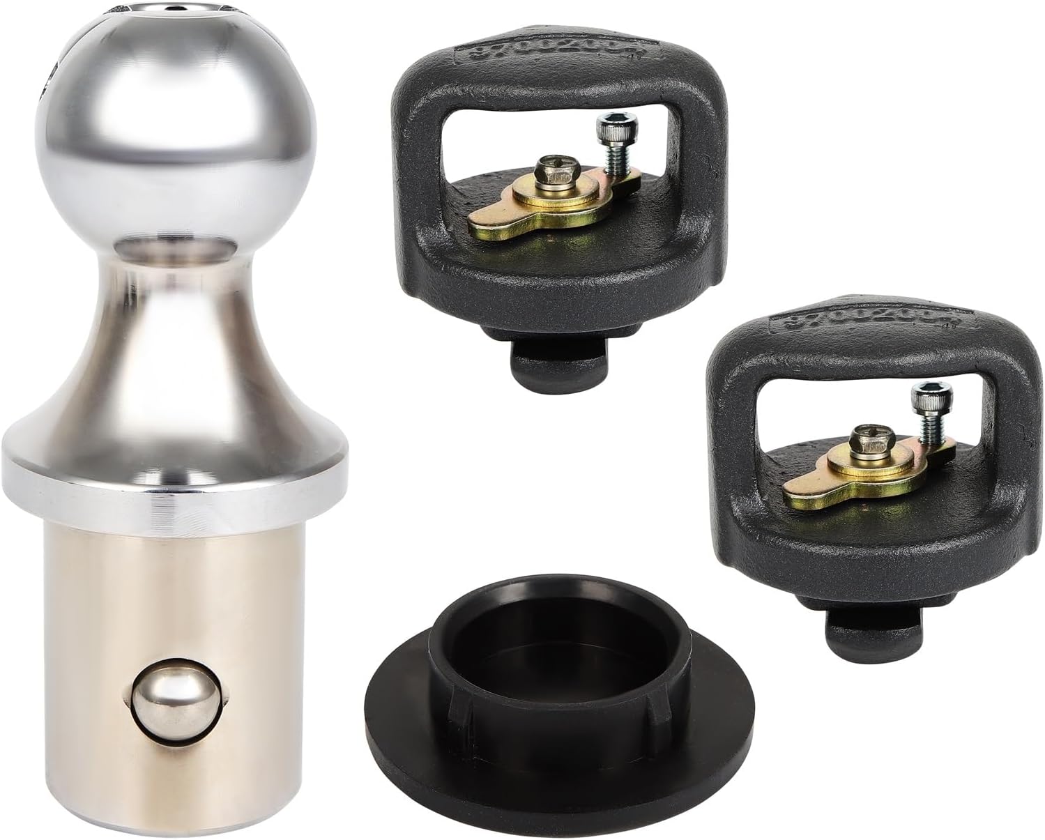 OCPTY Gooseneck 2 5/16" Tow Hitch Ball 30137 Puck System Gooseneck Hitch Ball Kit for 2011-2023 for Ford for F-250 for Ford for F-350 for Ford for F-450 /For GMC Sierra/For Nissan TITAN Gooseneck Ball