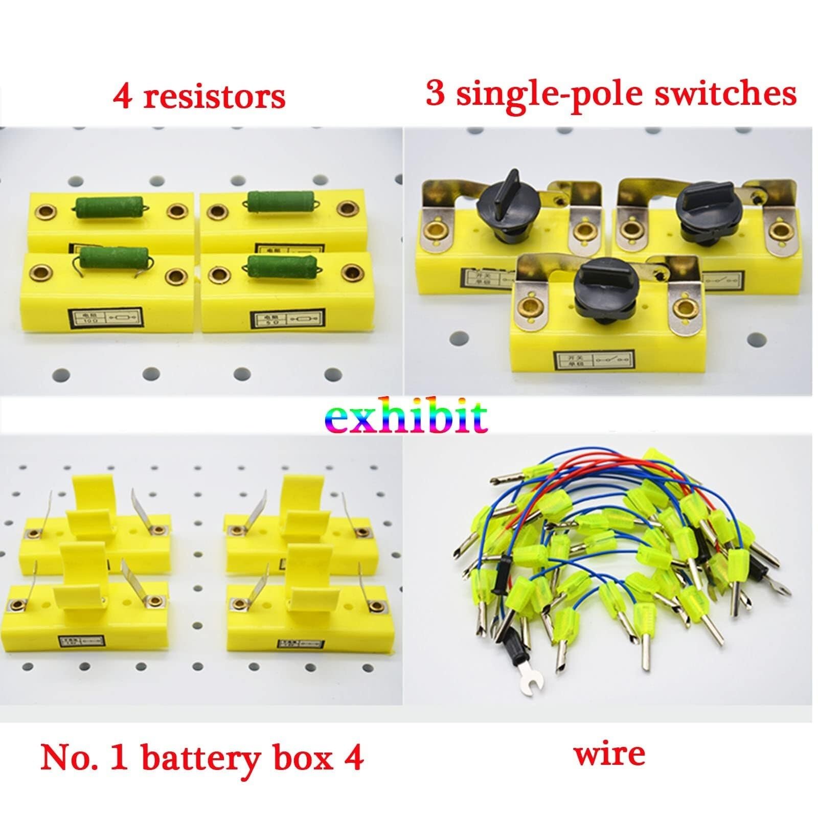 Experimentierkasten Für Schülerschaltungen – Steckbrett Mit Netzteil, Widerständen & Zubehör, Stem-Elektronik-Physik-Lehrmaterial Für Labore & DIY-Elektronikprojekte