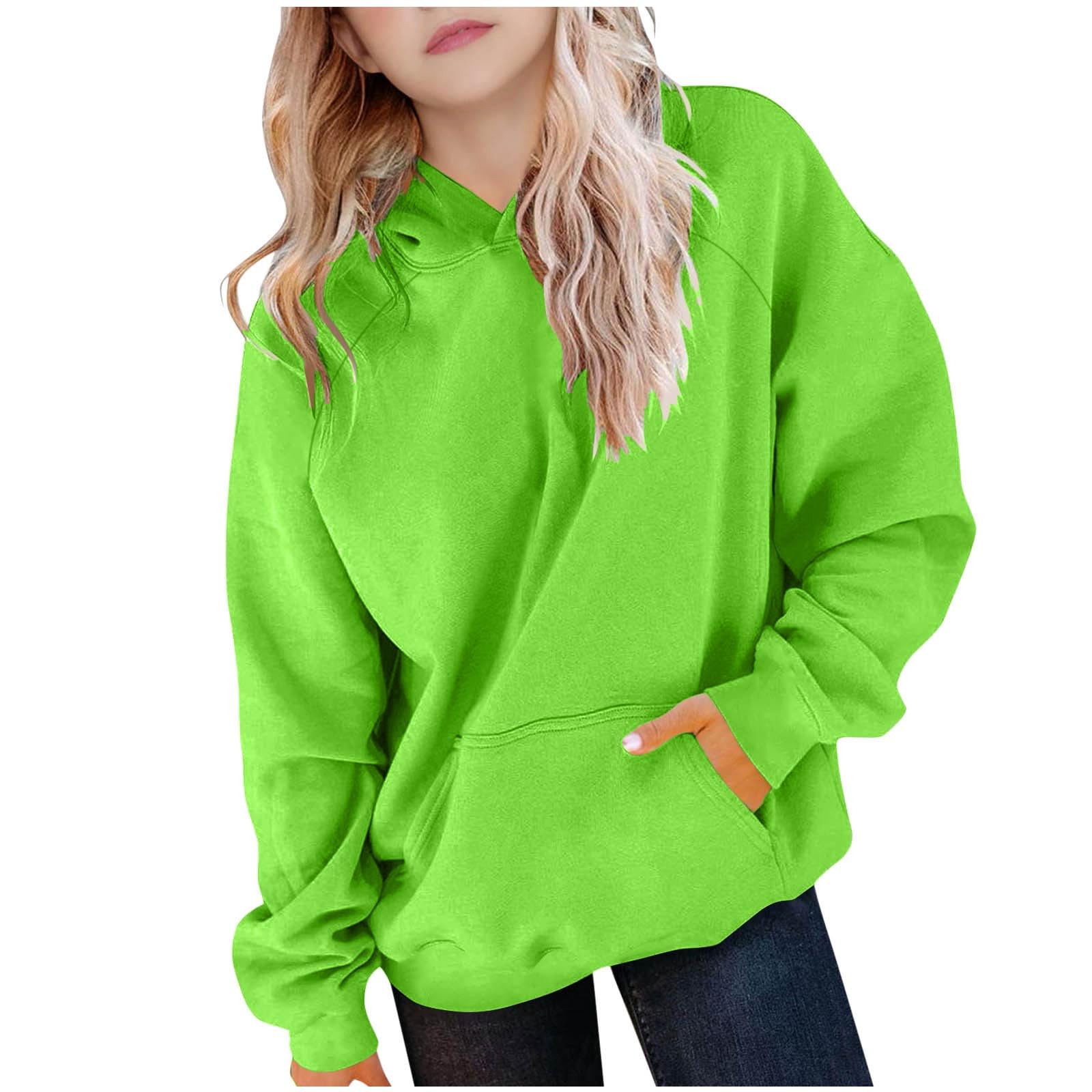 QIANCOME Hooded Sweatshirt Kids Sports-Girls Long Sleeve Tops Autumn