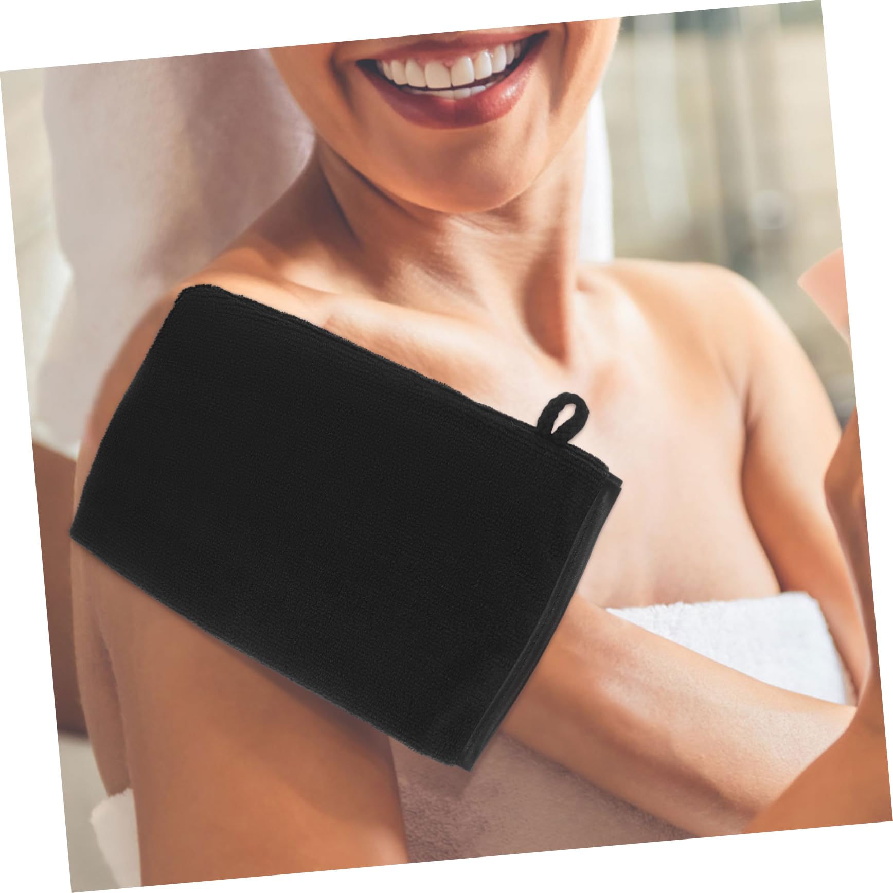 6 Stück Peelinghandschuhe aus Superfiner Mikrofaser Sanft zur Haut und Bequem Waschhandschuhe für Körper für Dusche und Tägliche Reinigung